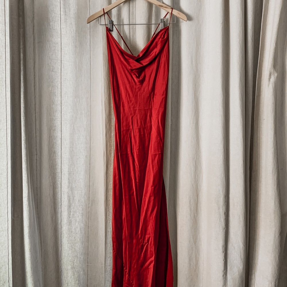 Vintage VS 100% Silk Strapless Slip Dress